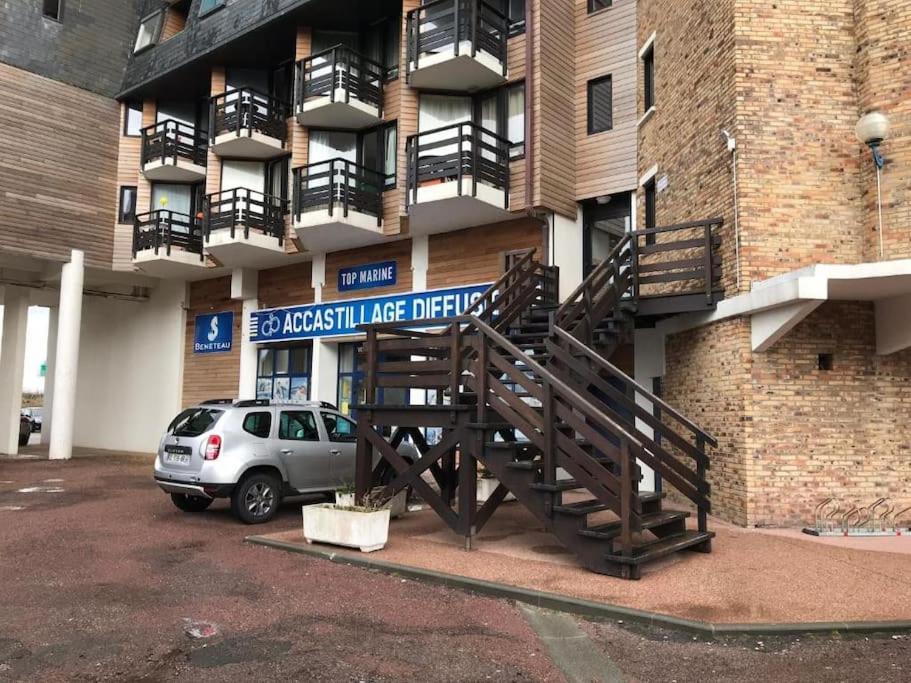 Le Cocooning-Studio Deauville Marina Avec Terrasse Vue Mer Et Plage ภายนอก รูปภาพ